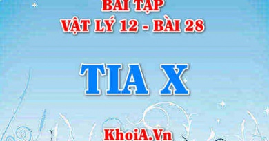 Bài tập về Tia X (Tia Rơnghen): Giải bài tập 1, 2, 3, 4, 5, 6, 7 trang 146 SGK Vật lý 12 bài 28